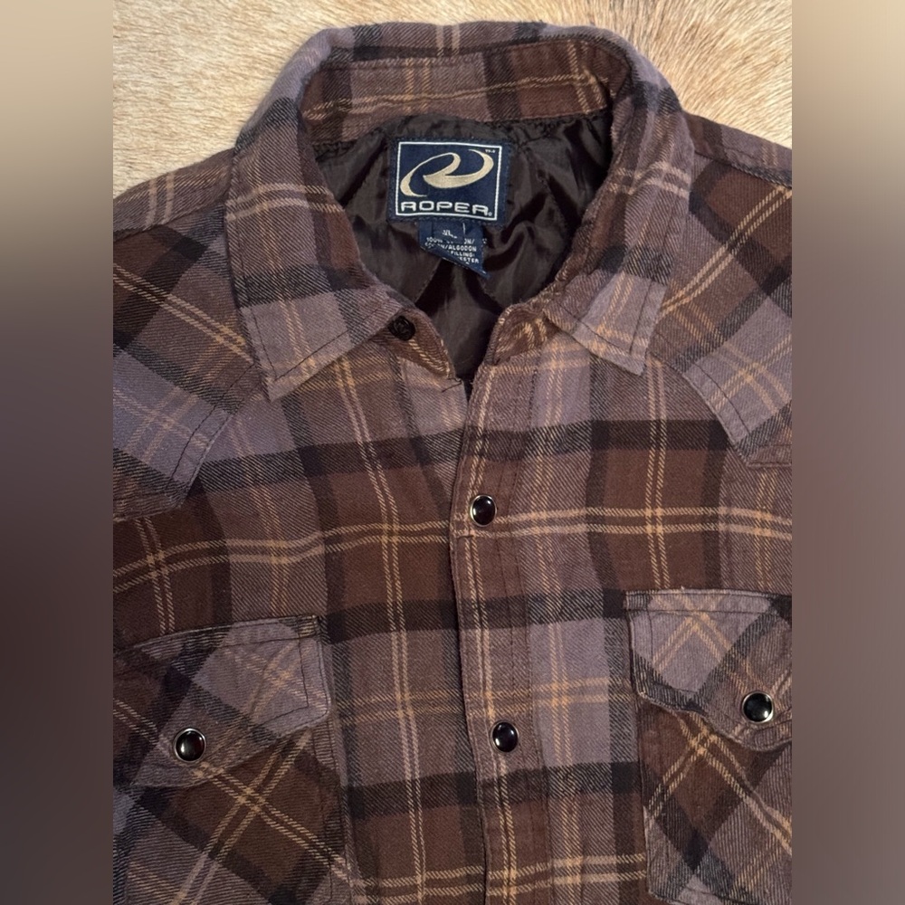 Kids Roper lined flannel XL - Picture 4 of 8